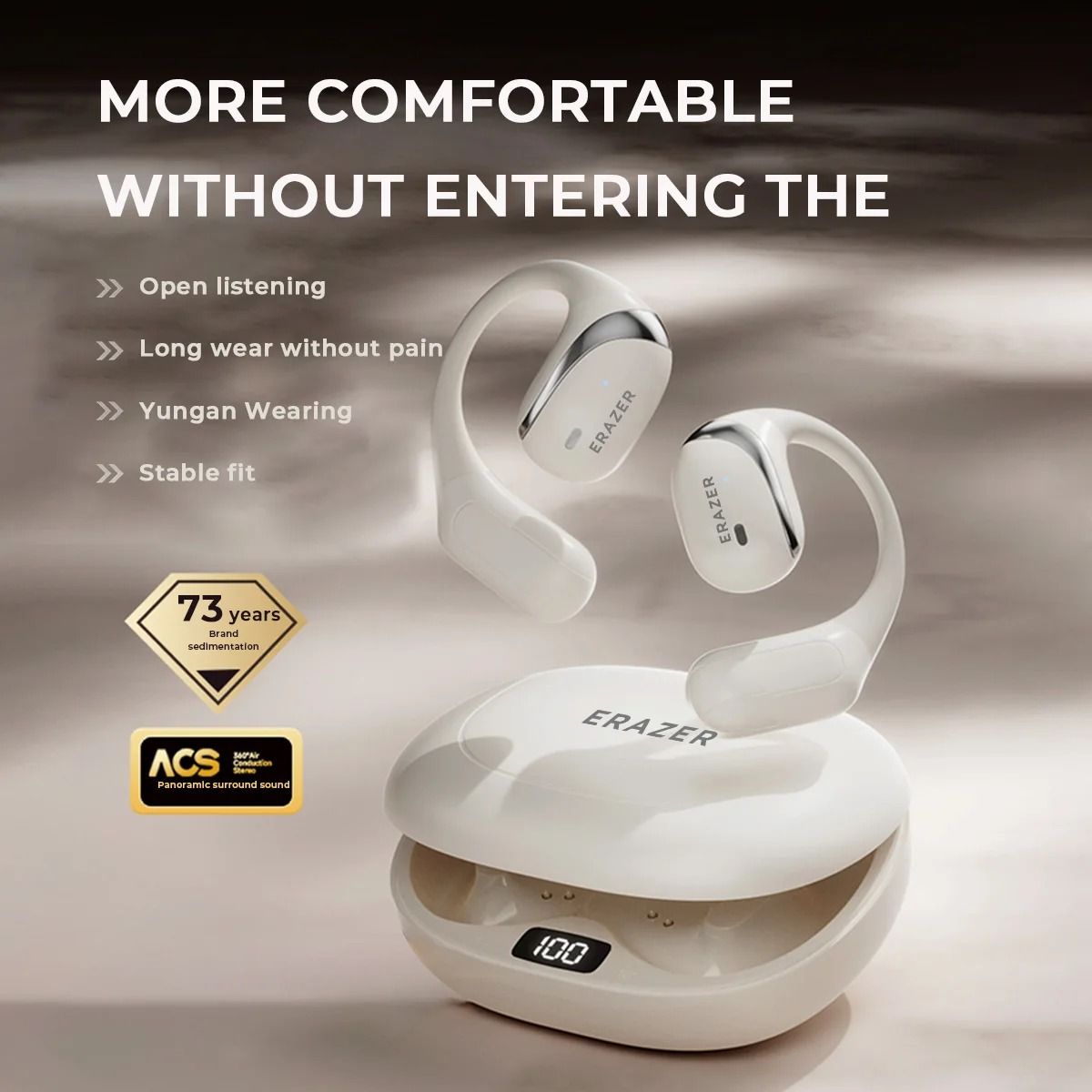 Lenovo ERAZER X9 Wireless Open Ear Bluetooth Headphones