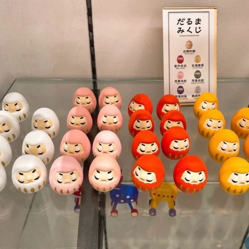 Mini Ceramic Daruma Doll Lucky Charm