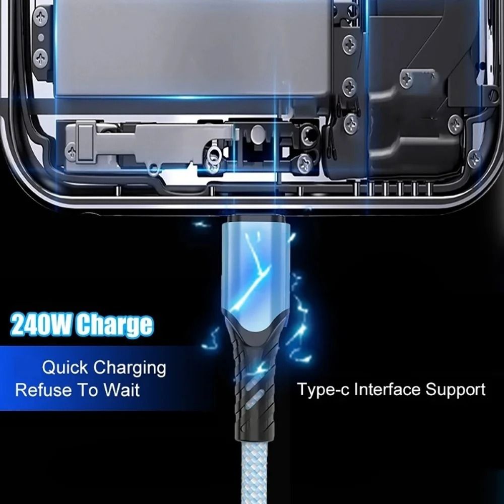 240W USB-C to USB-C Fast Charging Cable