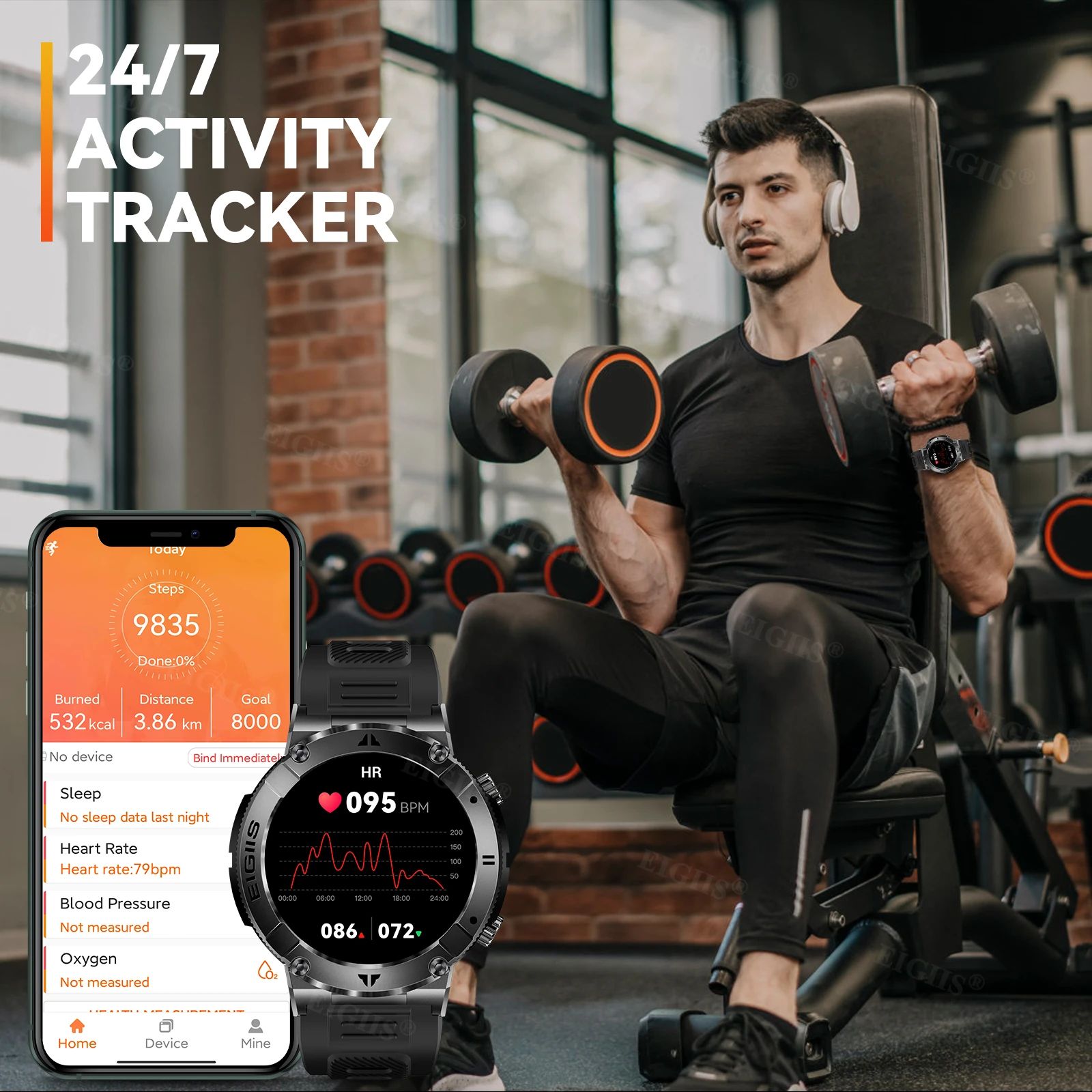 LaNikar Bluetooth Calling Fitness Smartwatch