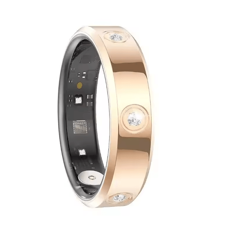 SlimSense HR01 Smart Health Ring – Ultra-Thin Waterproof Heart Rate & Stress Tracker