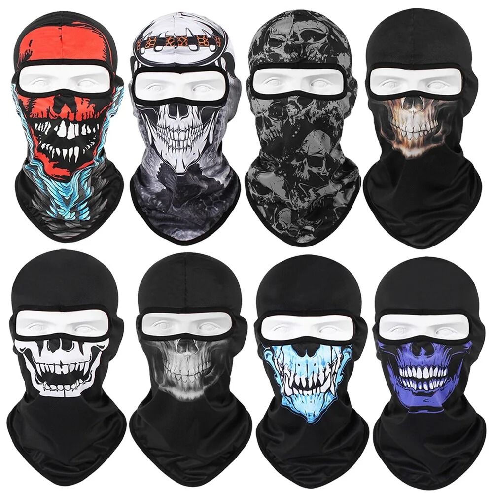 Tactical UV Protection Balaclava Full Face Mask for Skiing Cycling and Motorcycle Helmet Liner