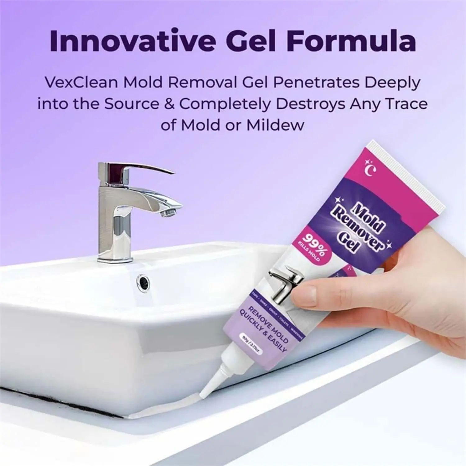 Powerful Grout and Tile Cleaner Gel