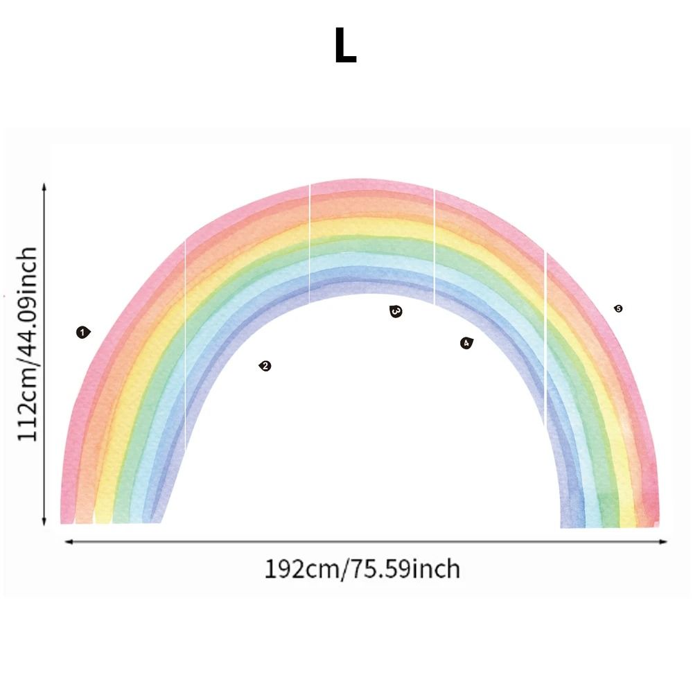 Large Pastel Rainbow Mural – High-Definition Chromatic Architectural Sculpture