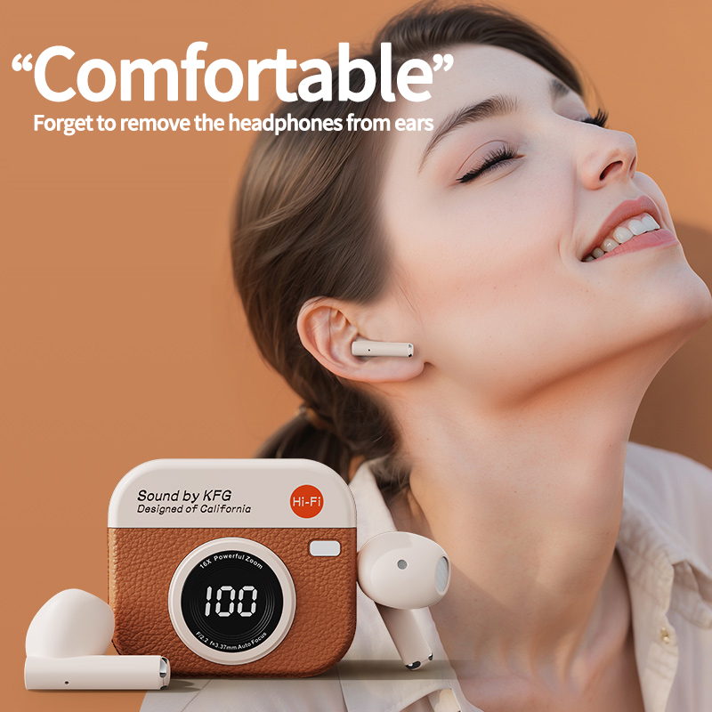 TWS Wireless Earbuds with Bluetooth, 36-Hour Playtime & LED Display