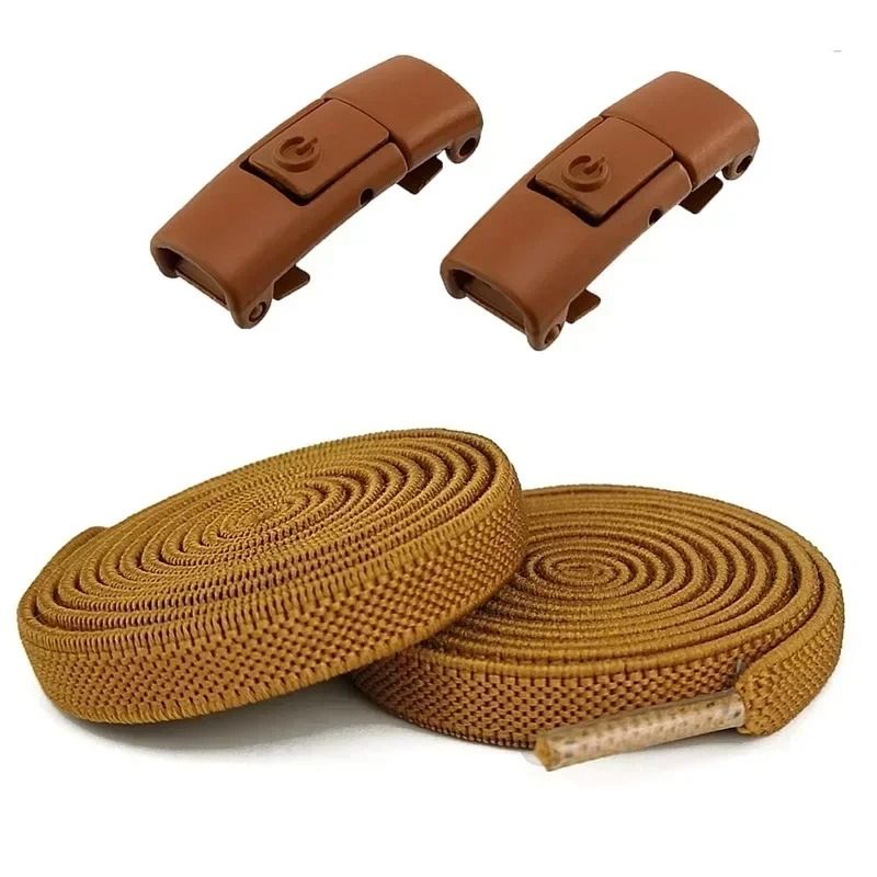 No-Tie Elastic Laces with Press Lock System