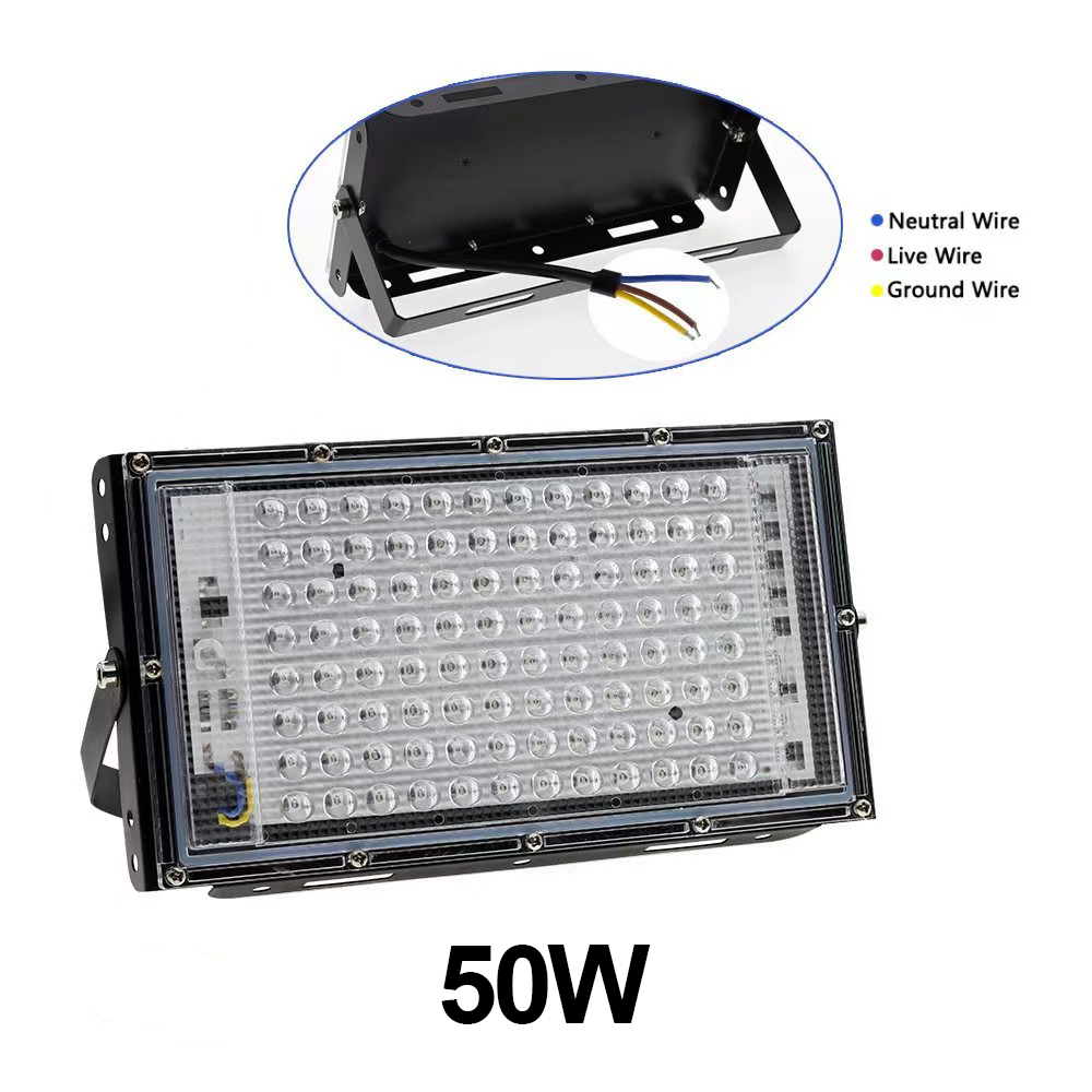 Waterproof LED Flood Light, Outdoor Projecteur, Reflector, Cold White LED Focus Spotlight
