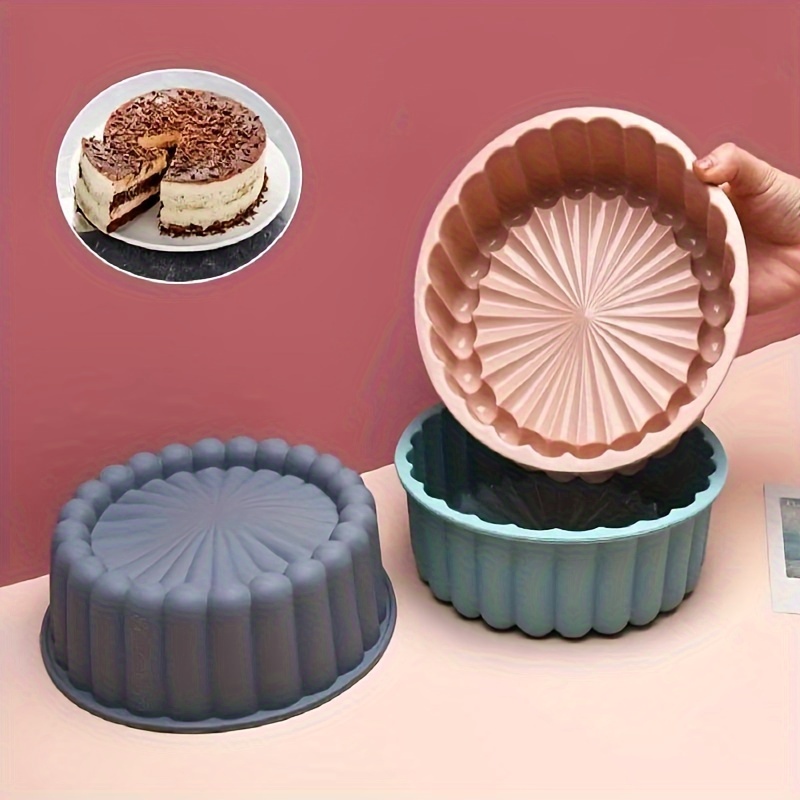 Sunflower Chicken Cake Mold, Non Stick Silicone Fold Circular Cake Mold, Baking Tool for Kitchen