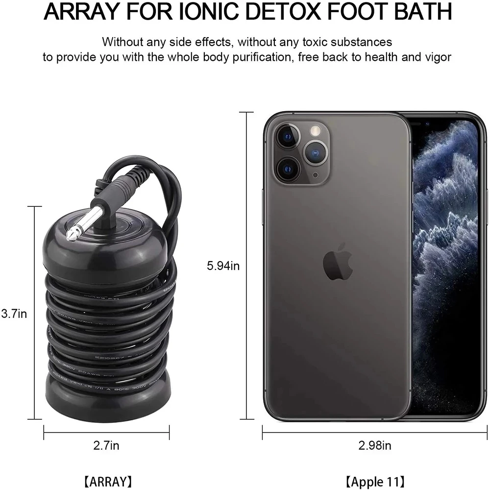 Detox Ionic Foot Spa Bath Machine, Relieve Fatigue & Promote Vitality