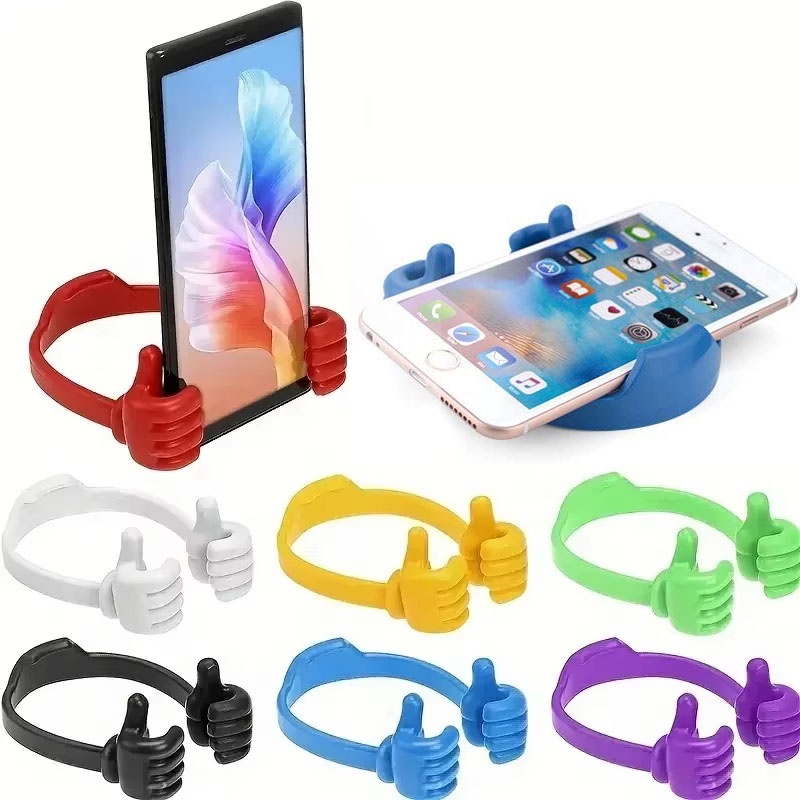 Thumbs Up Phone Stand for Desk Flexible Holder for Phones and Tablets