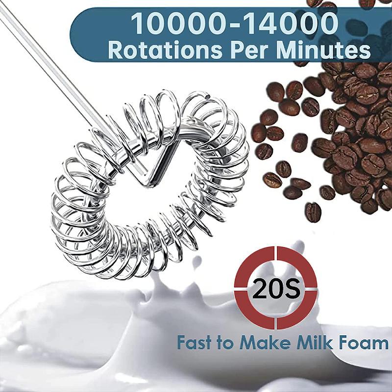 Wireless Mini Electric Milk Foamer Blender Handheld Coffee Whisk Mixer Egg Beater Cappuccino Frother Kitchen Whisk Tools