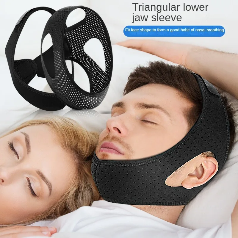 Anti Snoring Chin Strap Breathable Stop Snore Device for Men & Women