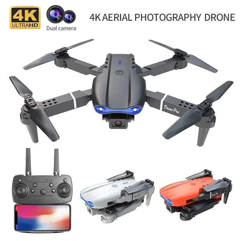 E99Pro 4K WiFi FPV Foldable RC Drone with HD Camera