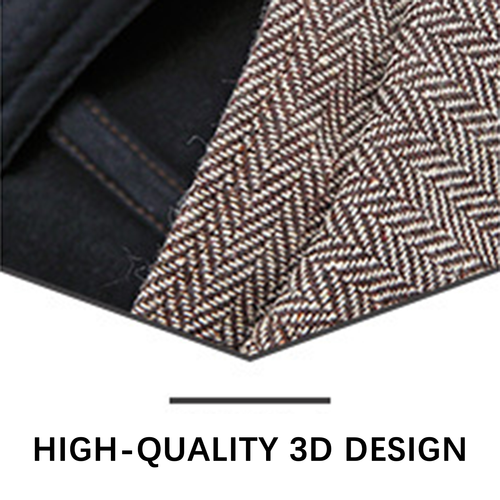 Unisex Vintage Newsboy Cap, Classic Retro British Beret Hat, Stylish Twill Flat Hat Wool Octagonal Hats for Winter Warm