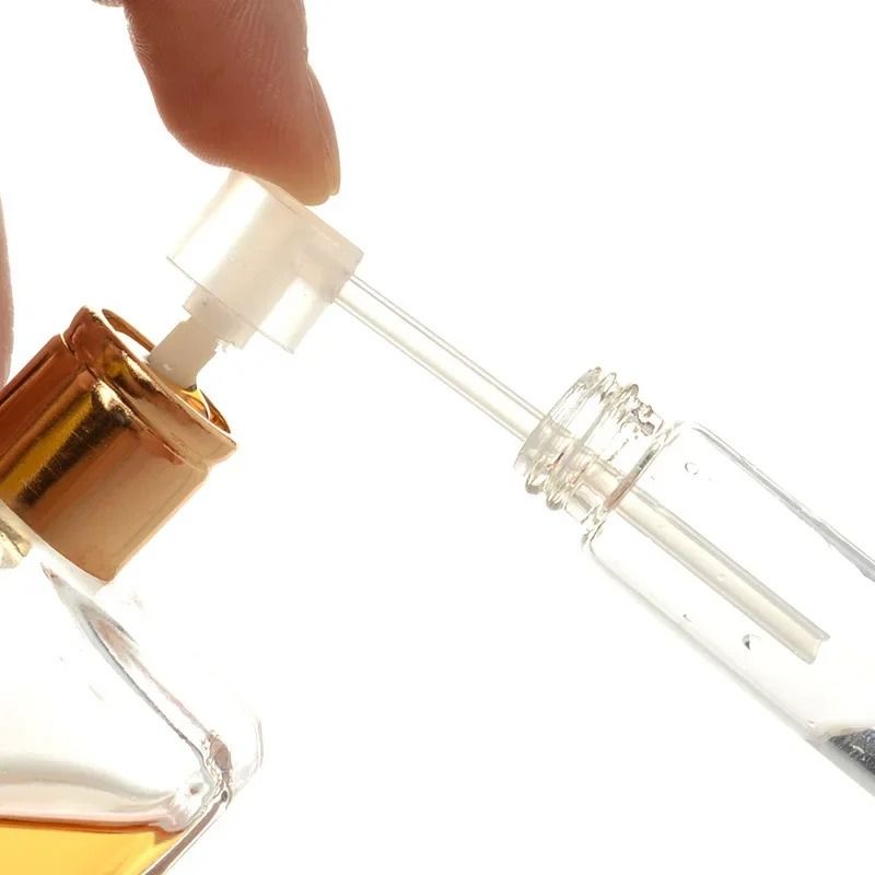 10 PCS Perfume Refill Funnel Set Cosmetic Pump Dispenser Tools