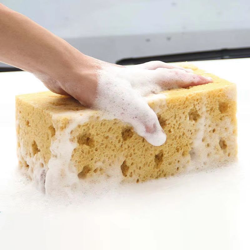 Large Car Wash Sponge Thick Soft Grid Foam Cleaning Tool for Auto Exterior and Interior