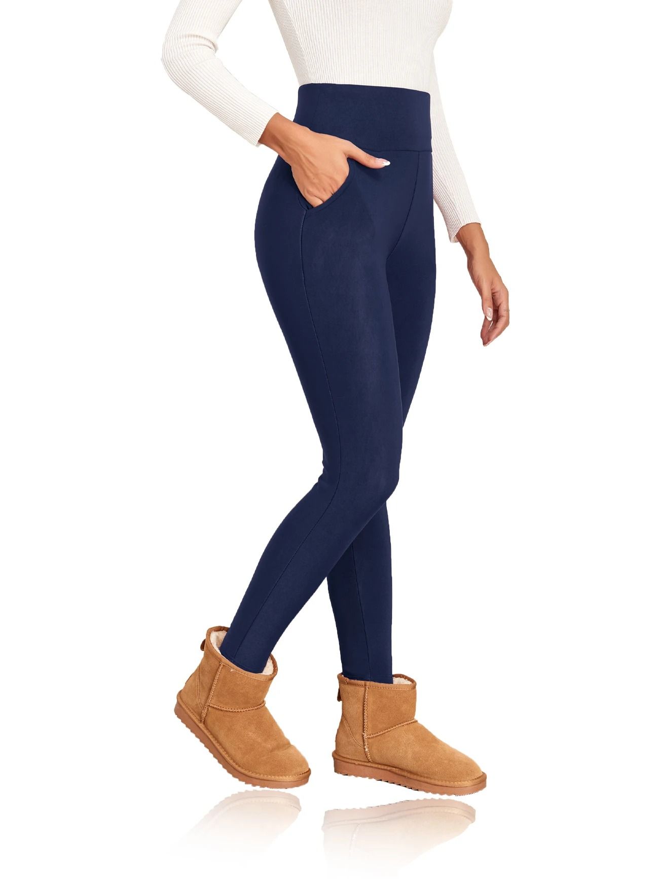 Thick Winter Women Warm Velvet Leggings High Waist