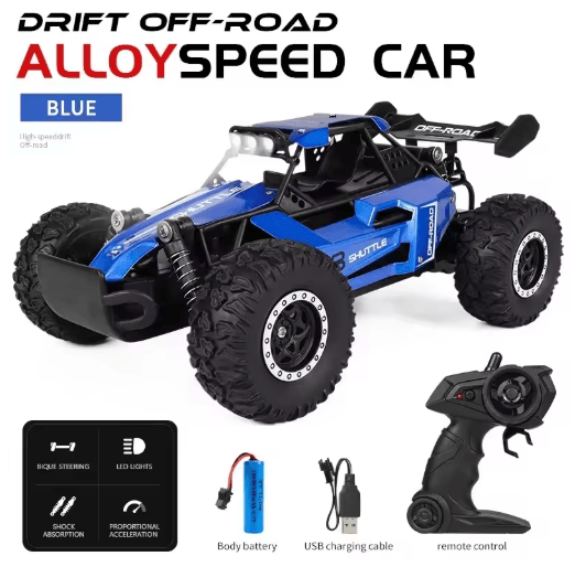 116 High Speed Off Road RC Car with LED Lights and 2.4GHz Control