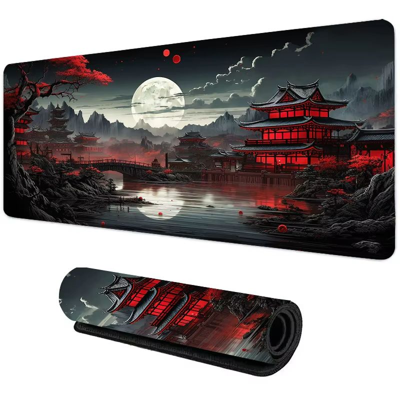Moonlight Aura XXL Gaming Desk Mat - Large Mouse Pad with Non Slip Base