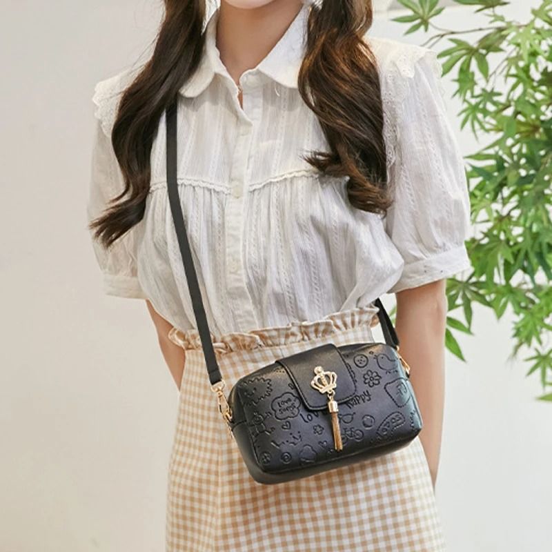 Fashionable Printed Camera Bag and Sweet Crossbody Phone Purse