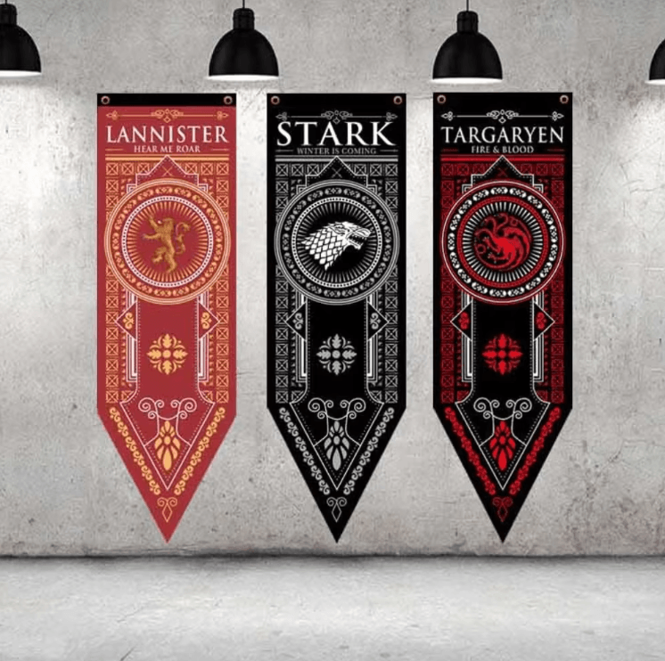 45 150cm Game of Thrones Tapestry Flag Medieval Fantasy Wall Banner Decor