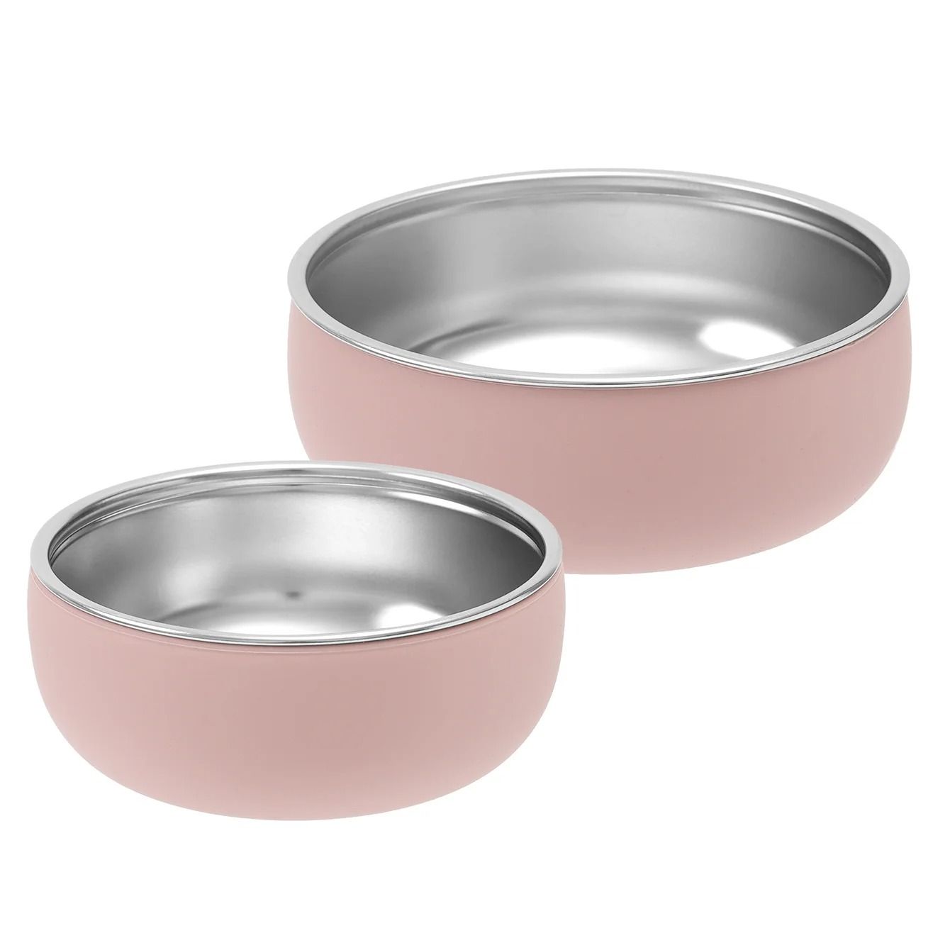 Double Layer Stainless Steel Pediatric Feeding Bowl Set