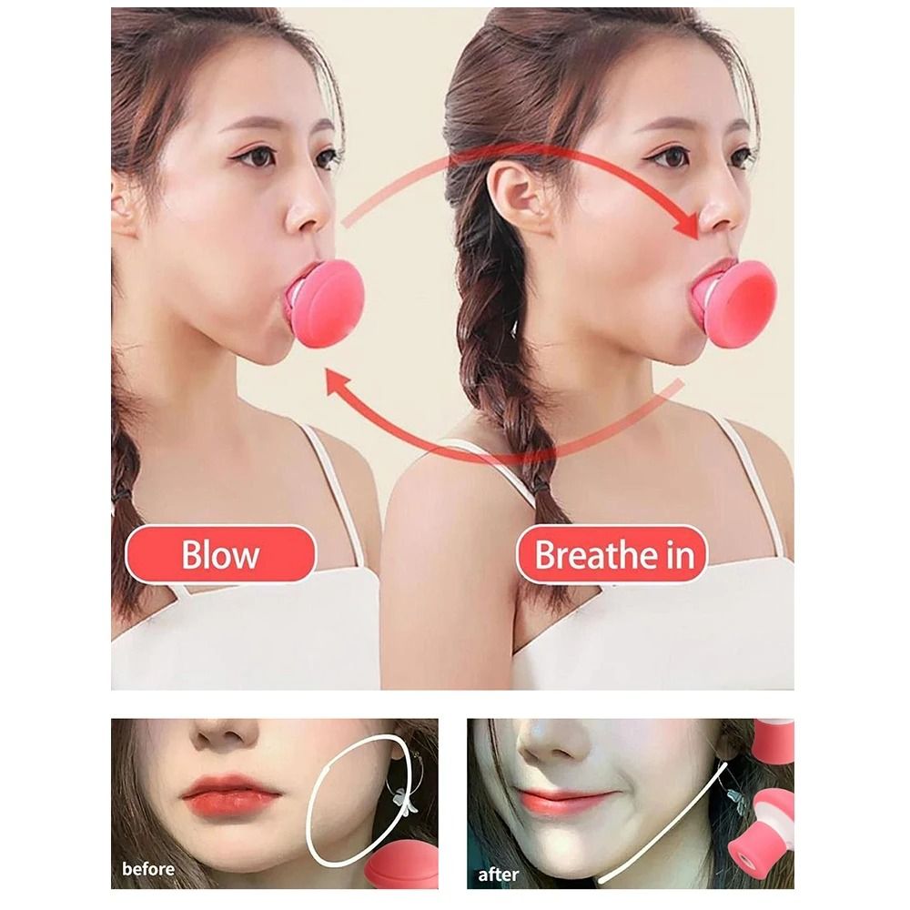 Silicone Jawline Exerciser Face Slimming Muscle Trainer