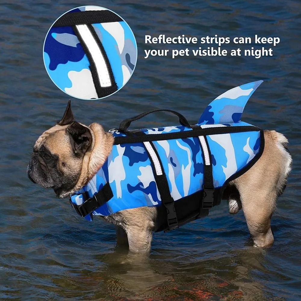 Dog Life Jacket Swim Vest Adjustable Pet Swimming Safety Vest
