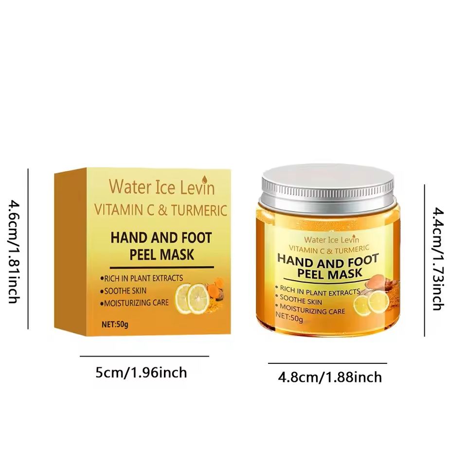 Vitamin C and Turmeric Hand and Foot Wax Mask for Soft Smooth Skin