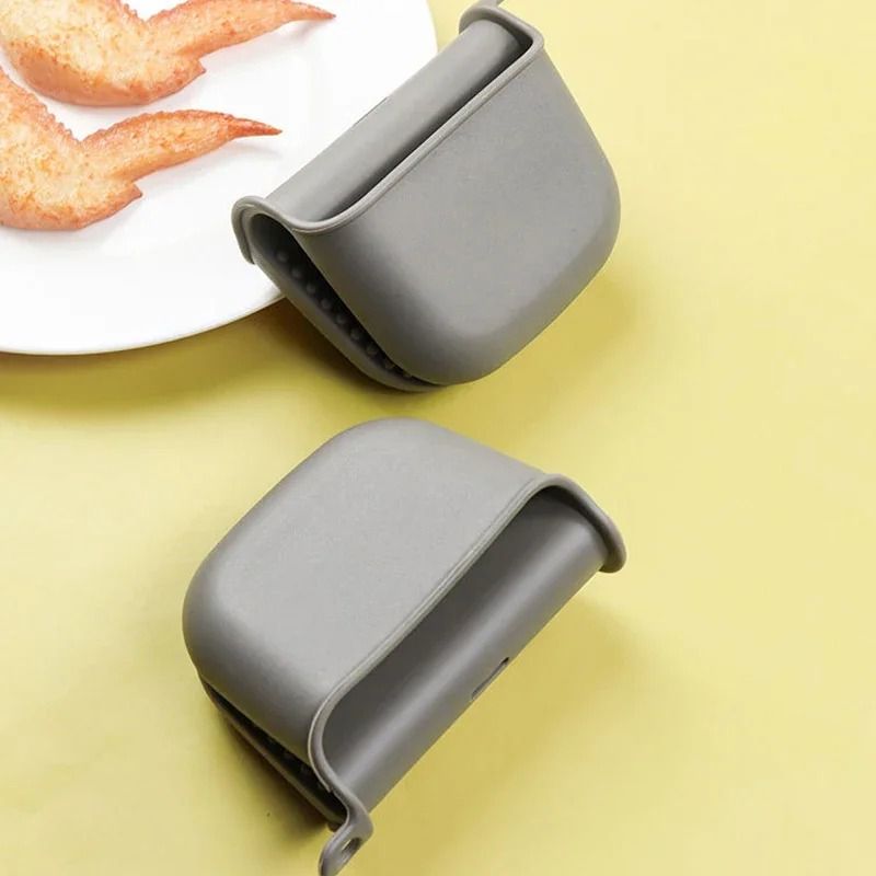 Thick Insulated Hand Clips Anti Slip High Temperature Resistant Silicone Oven Gloves