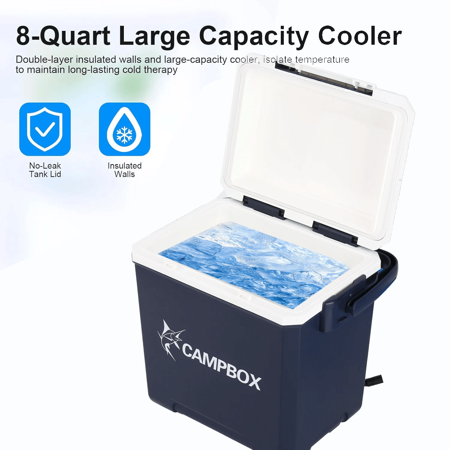 Cold Therapy Recovery System with Adjustable Freeze Wrap for Injury and Post-Surgery Relief