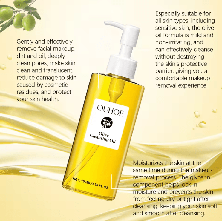 PureGlow Lightweight Cleansing Oil Makeup Remover Hydrating Pore Purifying Formula