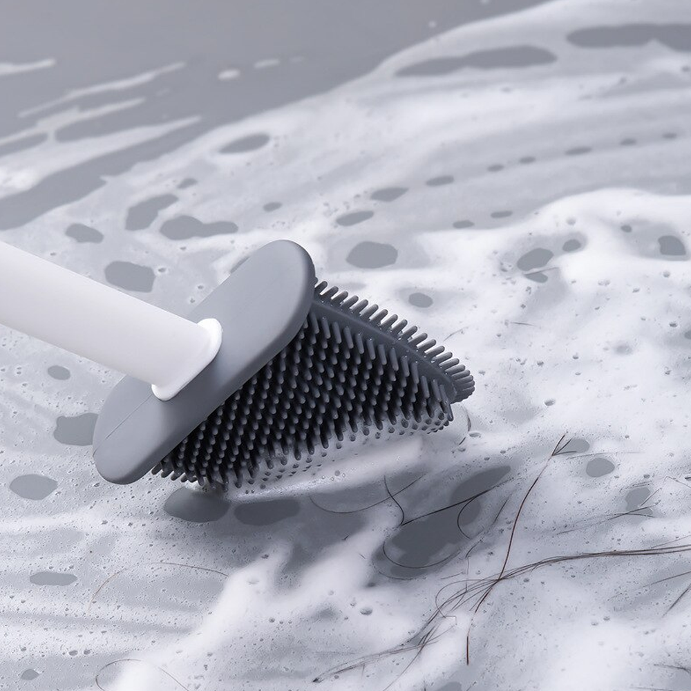 Silicone Toilet Brush & Holder Set