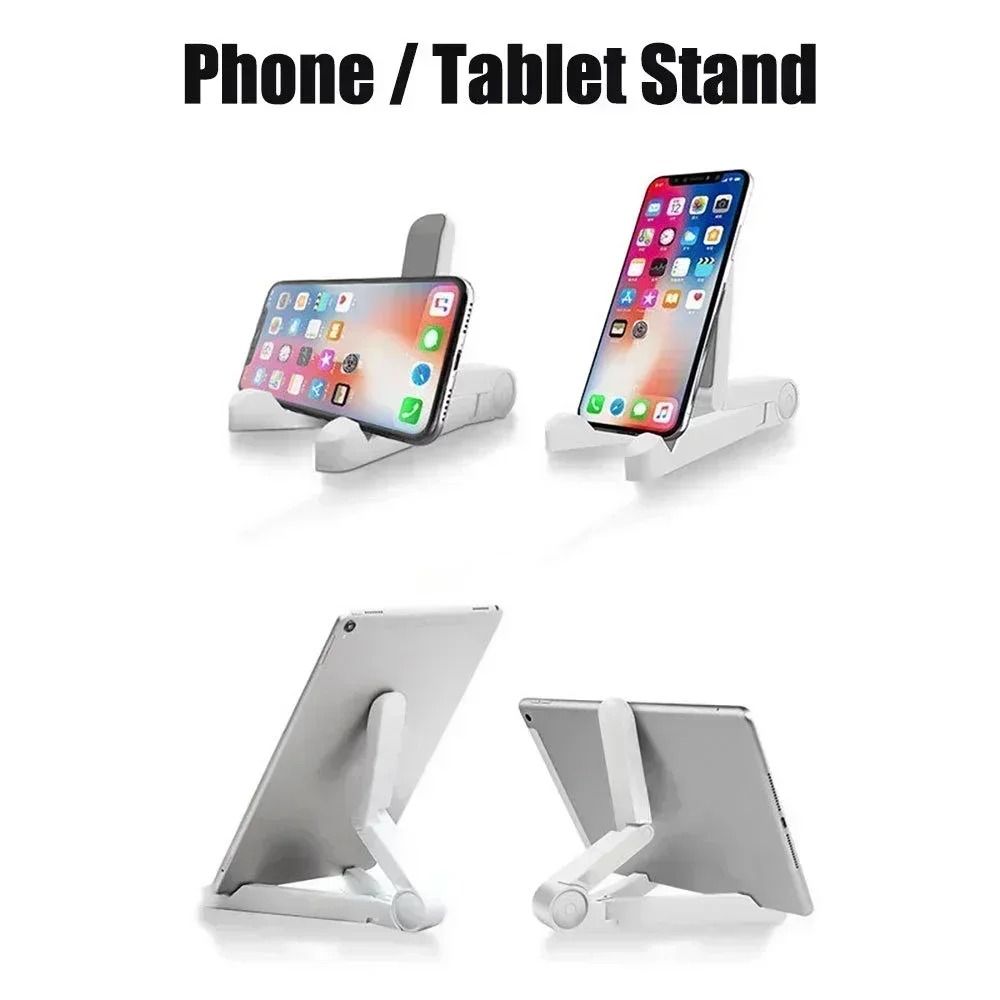 Foldable Universal Tablet And Phone Stand With Adjustable Angle