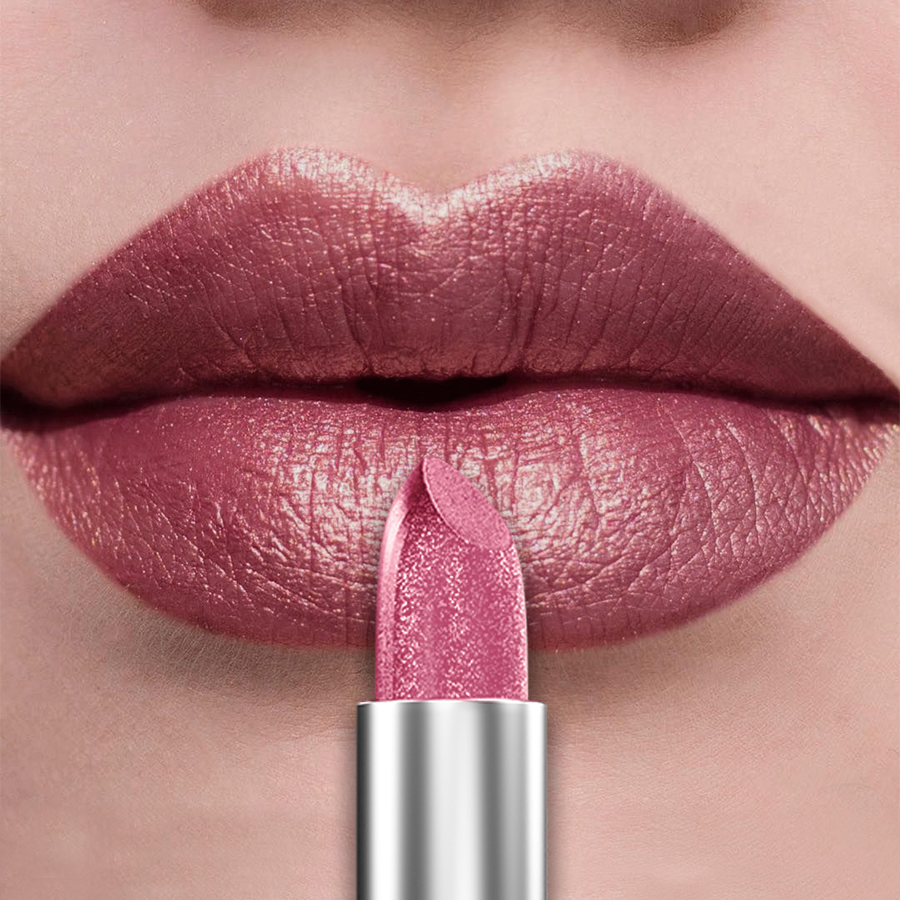 Bold Intense Glitter Metallic Lipstick Long-Lasting Pearlescent Lip Tint
