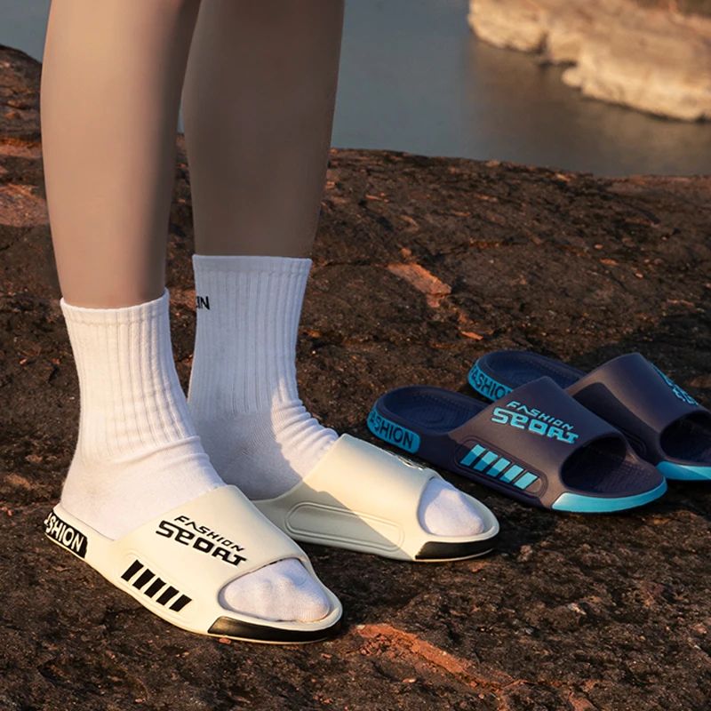 HarborGrip Men's Anti Slip EVA Summer Slippers for Beach and Home