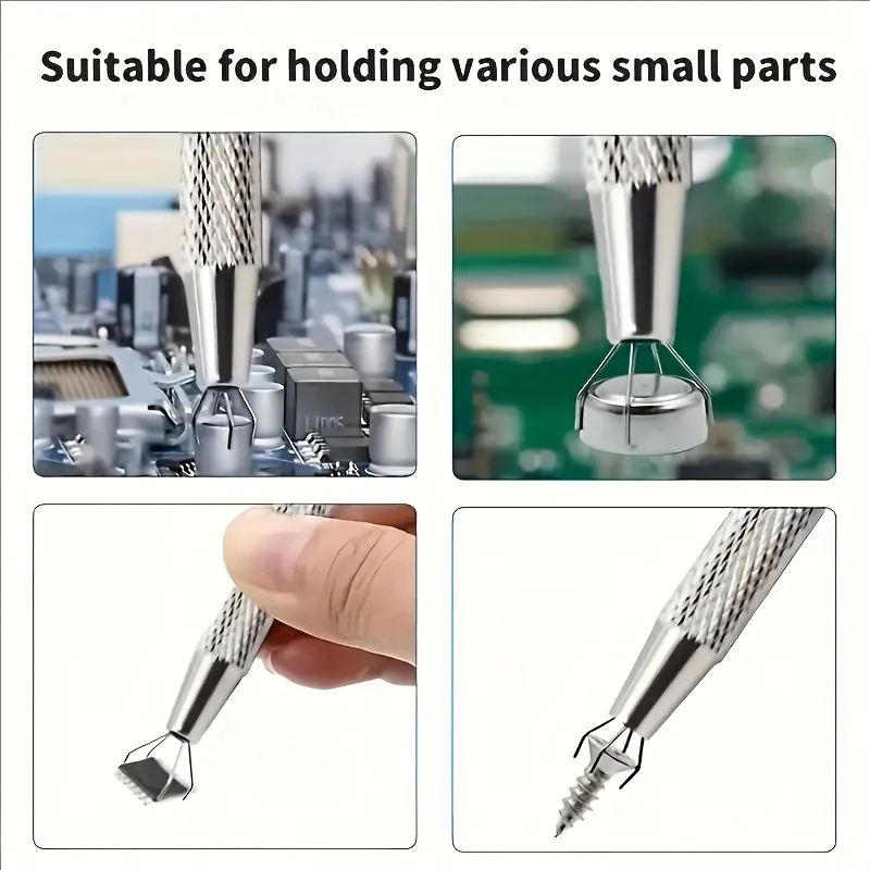 Precision Four-Claw Electronic Component Grabber – IC Extractor Tool & BGA Chip Picker for Electronics Repair