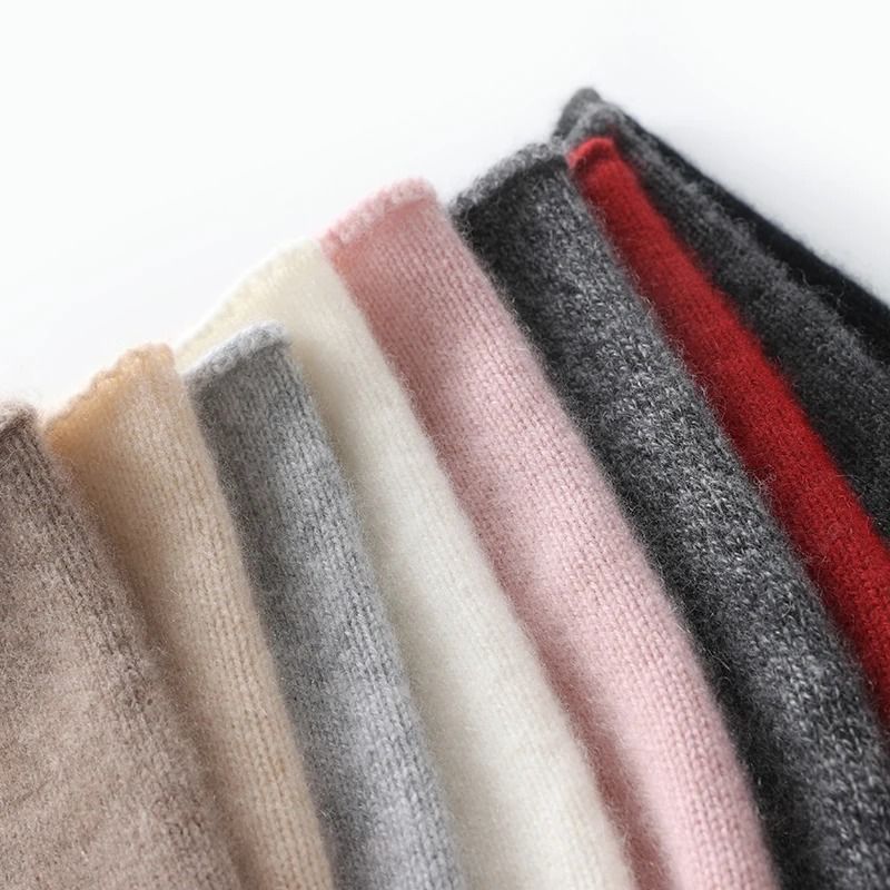 100% Pure Cashmere Knitted Beanie Hat – Ultra-Soft Winter Warmth