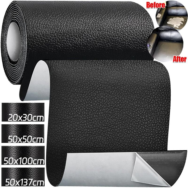 Self Adhesive Leather Repair Patch Kit for Furniture and Car Seats