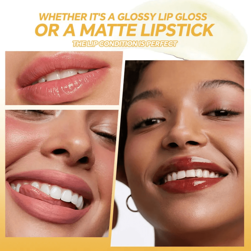 Natural Lip Balm Set Moisturizing Lip Care Base 3 Piece