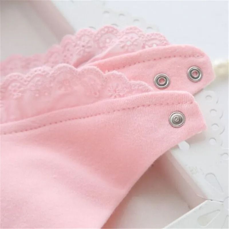 Lawadka Princess Lace Bow 100% Cotton Baby Bibs & Saliva Towels