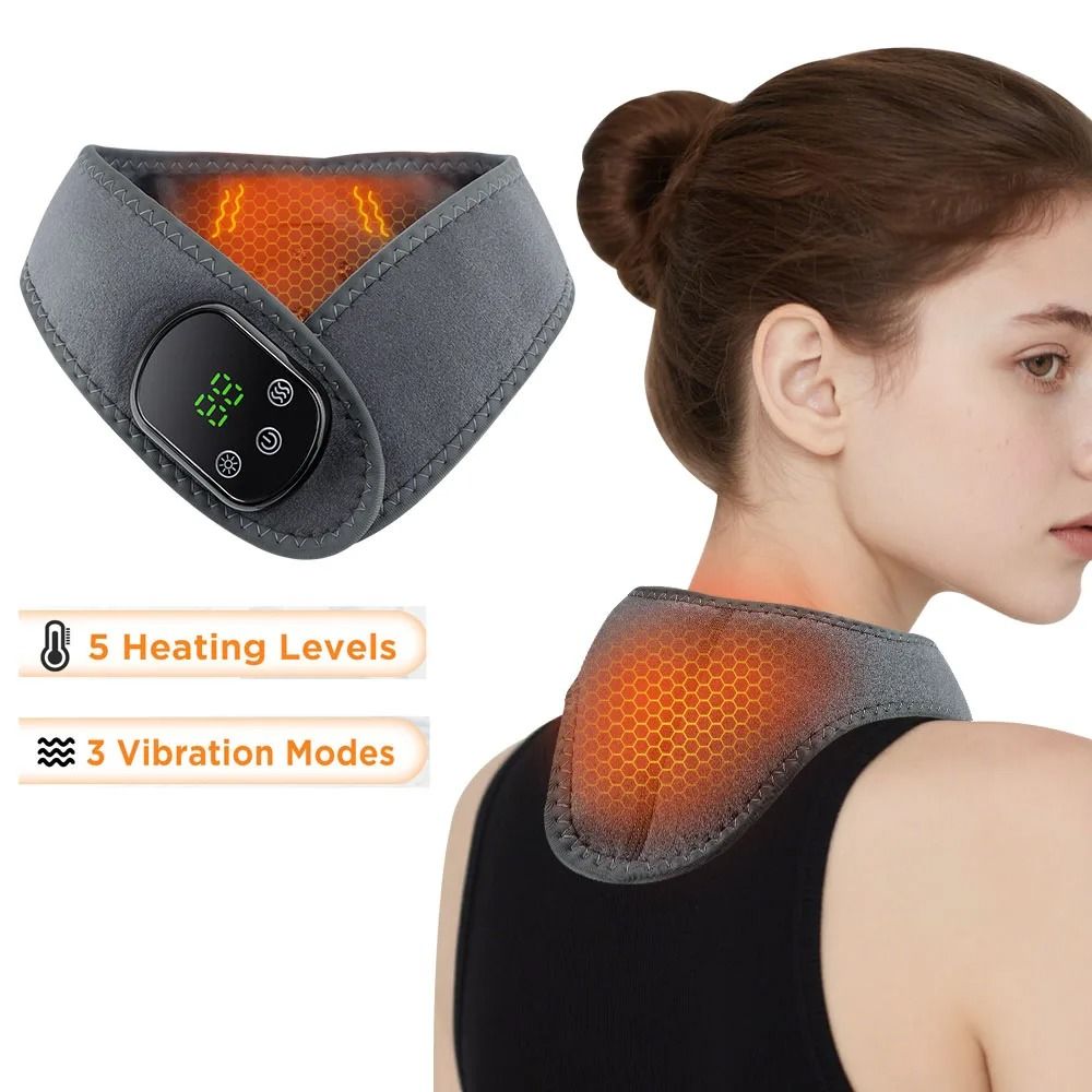 Electric Ankle Brace With Heat Compression And Vibration Massage Therapy