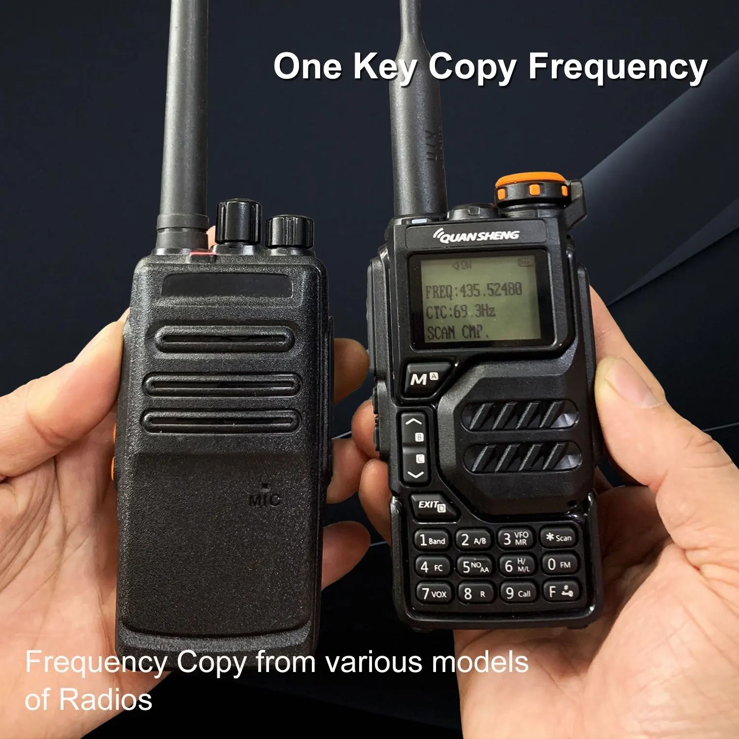 Quansheng UV-K5 Multi-Band Walkie Talkie – Professional 5W Two-Way Radio