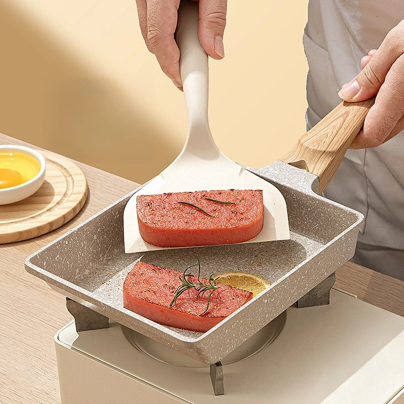 Food Grade Non-stick Frying Pan, Silicone Heat Resistant Spatula, Pancake Baking Scoop