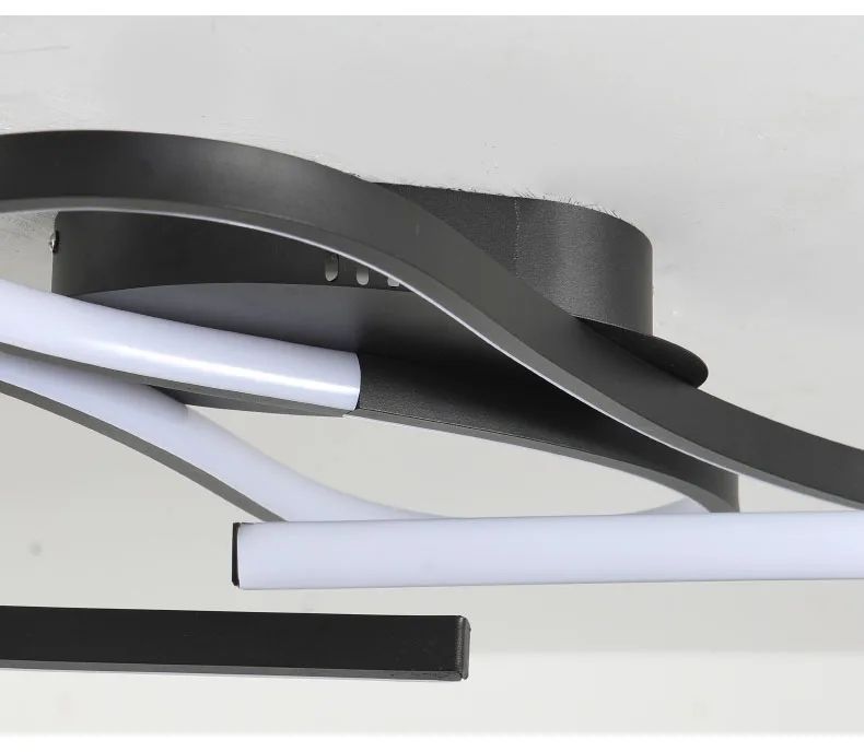 Modern Black LED Ceiling Chandelier Light Fixture