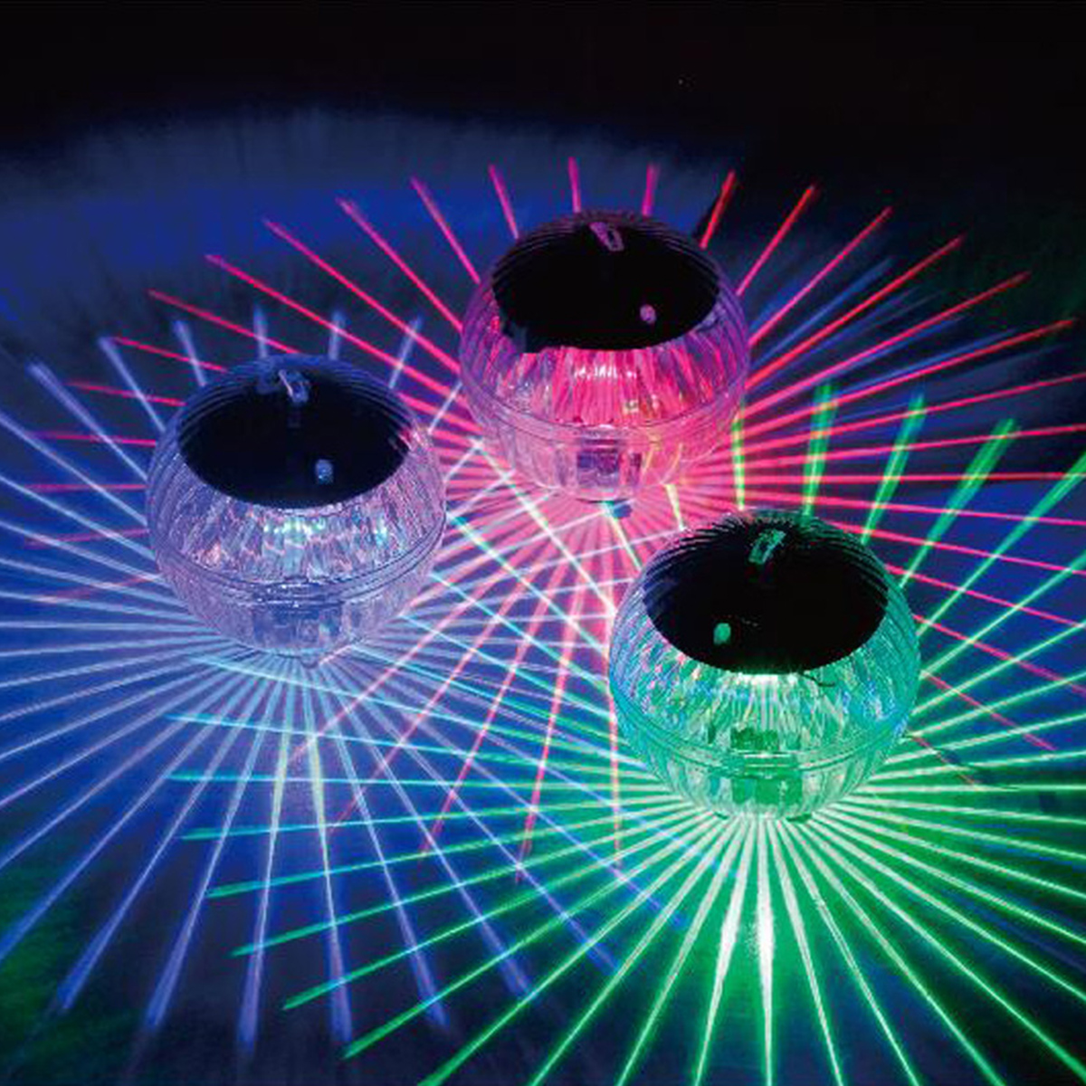 Solar Floating Pool Light Waterproof LED Glow Ball Lamp for Garden, Pond & Fountain Decoration