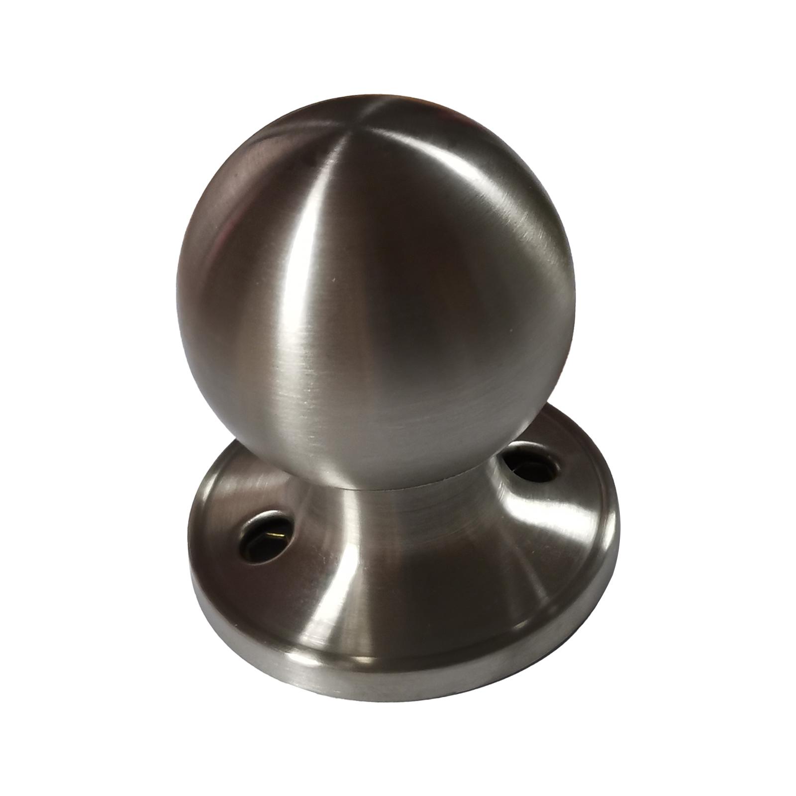 Stainless Steel Door Knob Lock Set Satin Nickel Privacy Passage Handle for Bedroom & Home