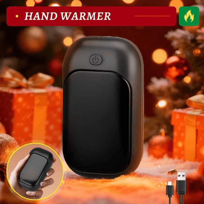 Magnetic Rechargeable Hand Warmer 2-Pack – Portable Electric Hand Heater for Winter Comfort