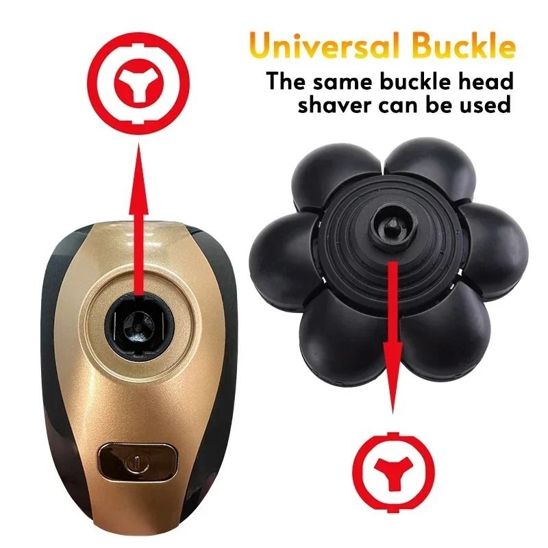 Universal Replacement Shaver & Grooming Heads – 3D to 9D Floating Cutters