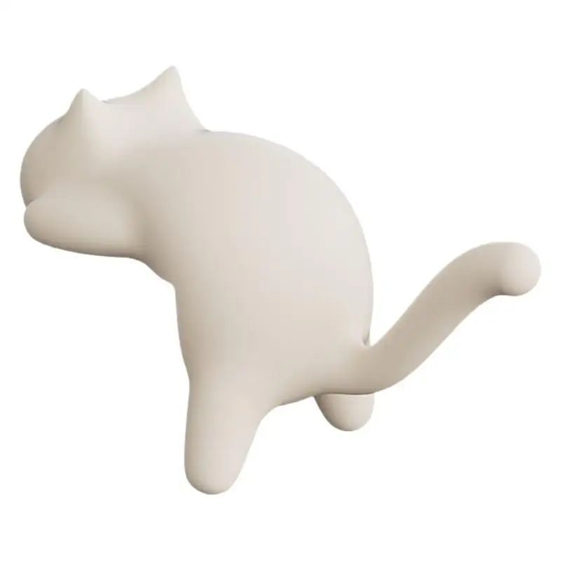 Cat Design Desk Bag Hook No Drill Table Hanger